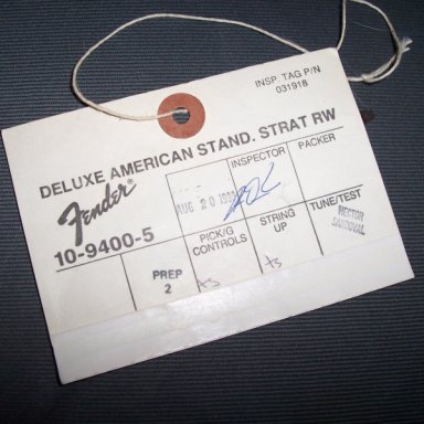 In loving memory of my stolen 1990 Deluxe American Fender Strat. #3