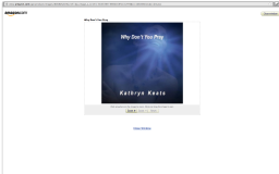 Why Don't You Pray - Kathryn Keats - Live Encore Performance Throckmorton Theatre