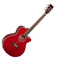 Red Wooden Guitar