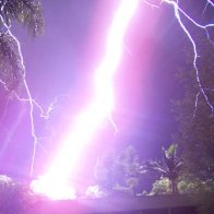 Blue Sky Lightning