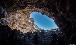 Super cool furry thingies gathered together in an Arabian cave with Queen Victoria's butler, Jack the Ripper, the Arc of the Covenant and a pictograph(remix). 