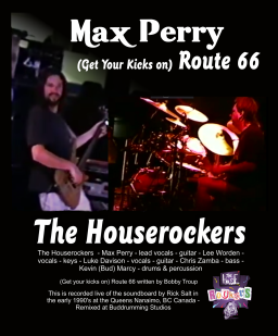 (Get Your Kicks on) Route 66 - The Houserockers with Max Perry Live!