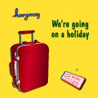 We're going on a holiday