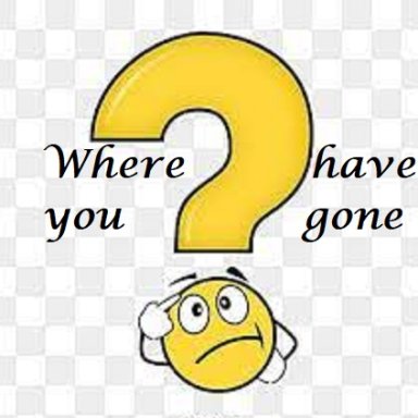 WHERE HAVE YOU GONE?