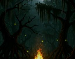 Bonfire in Watercolor