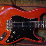 Red guitar shuffle