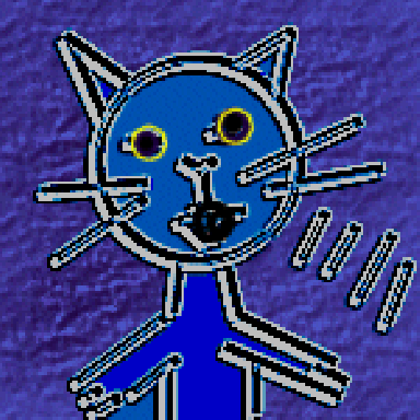 Drone of the Blue Synth Cats