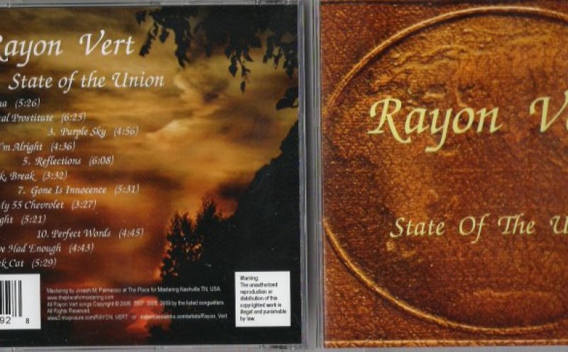 STATE OF THE UNION - RAYON VERT -CD