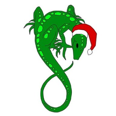 Gecko Santa