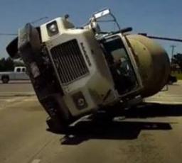 Drunk Clowns Driving a Cement Truck