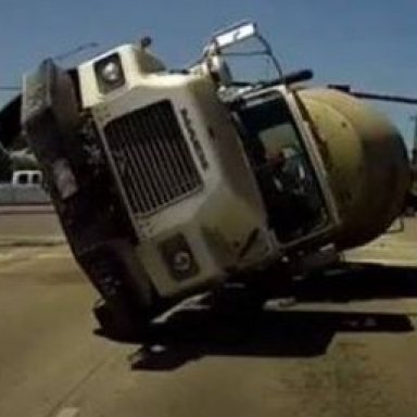 Drunk Clowns Driving a Cement Truck