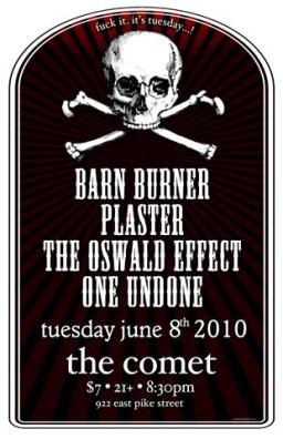 "Metal Blade Artists" Barn Burner + Plaster