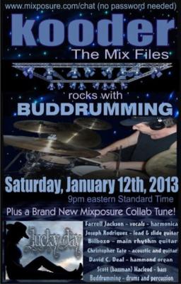 Kooder Mix Files rockin with Buddrumming