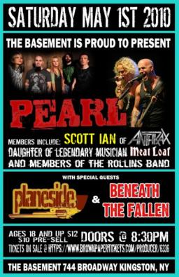 Beneath the Fallen w/ Scott Ian from Anthrax, Pearl (Meatloafs Daughter), and Henry Rollands