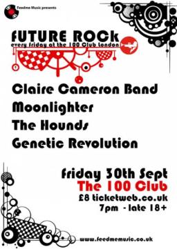 Claire Cameron Band headline show at 100 Club
