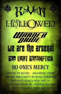 FREE SHOW @ House of Blues, Anaheim