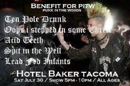 Benefit for PITW (punx in the woods)