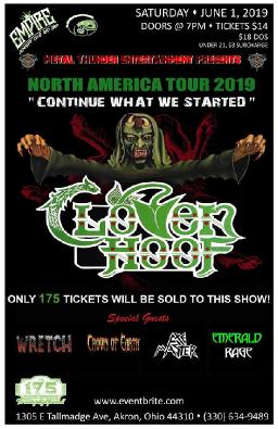 Cloven Hoof - A 175 Concert Experience!