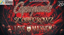 The Consequents, Scarecrowz, Love + Mayhem - Orleans, ON