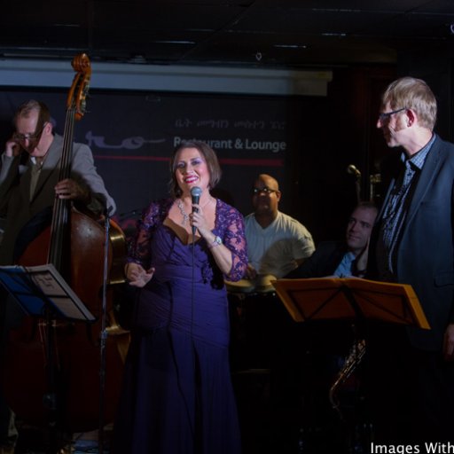 Monica with musicians,CD RELEASE