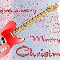 24167610-A-rock-guitar-Christmas