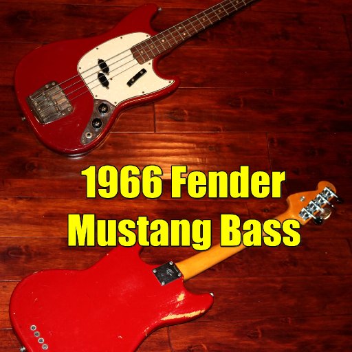 1966 Fender Mustang Bass, Red