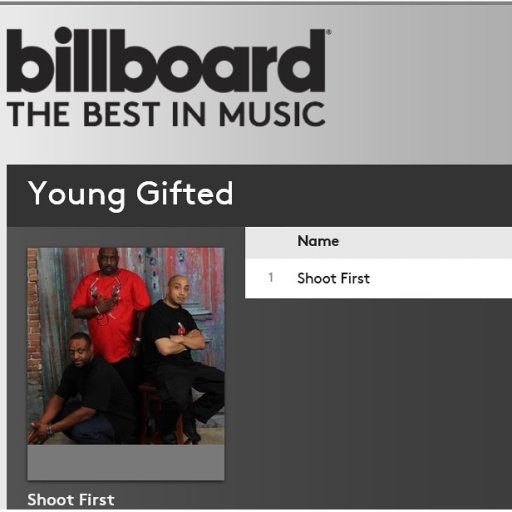Billboard music-Shoot First