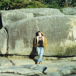 Susan at Sechelt Beach, w: Moby Dick, 1995.jpeg