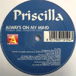 Priscilla - Always On My Mind (DJ Alvin Remix).jpg