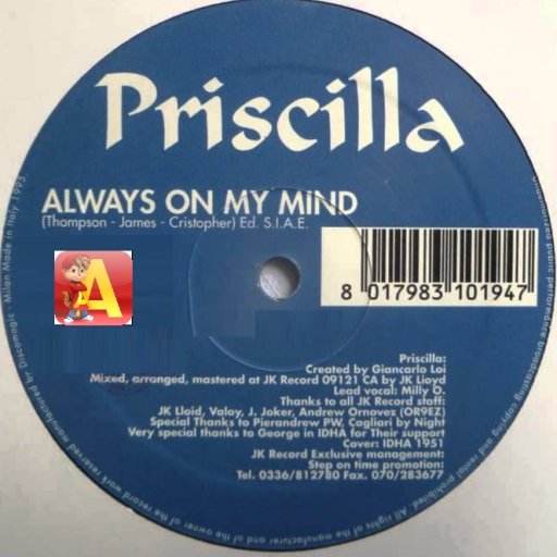 Priscilla - Always On My Mind (DJ Alvin Remix)
