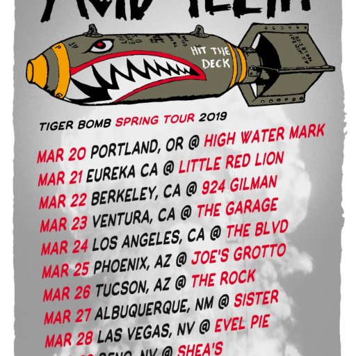 Tiger Bomb Spring Tour