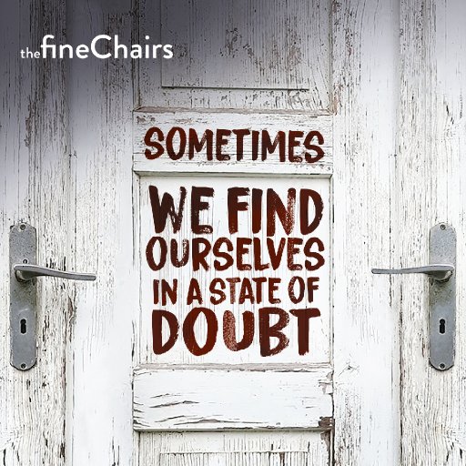 sometimes we find ourselves in a state of doubt cover