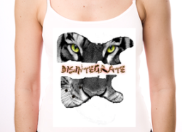 Disintegrate Womens Strap Camisole