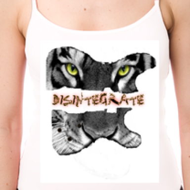 Disintegrate Womens Strap Camisole